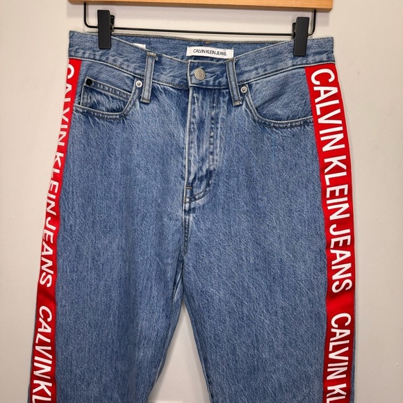 Calvin Klein High Rise Straight Jeans Premium Italian Denim Size 29 100% Cotton - Picture 6 of 16